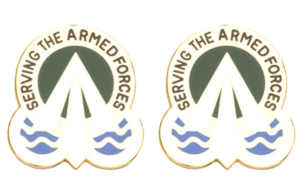 MILITARY TRAFFIC MANAGEMENT Distinctive Unit Insignia - Pair Serving the Armed Forces