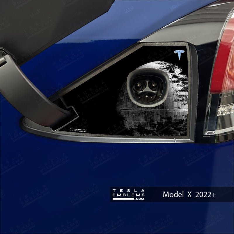 Death Star Tesla Charge Port Wrap | Model X
