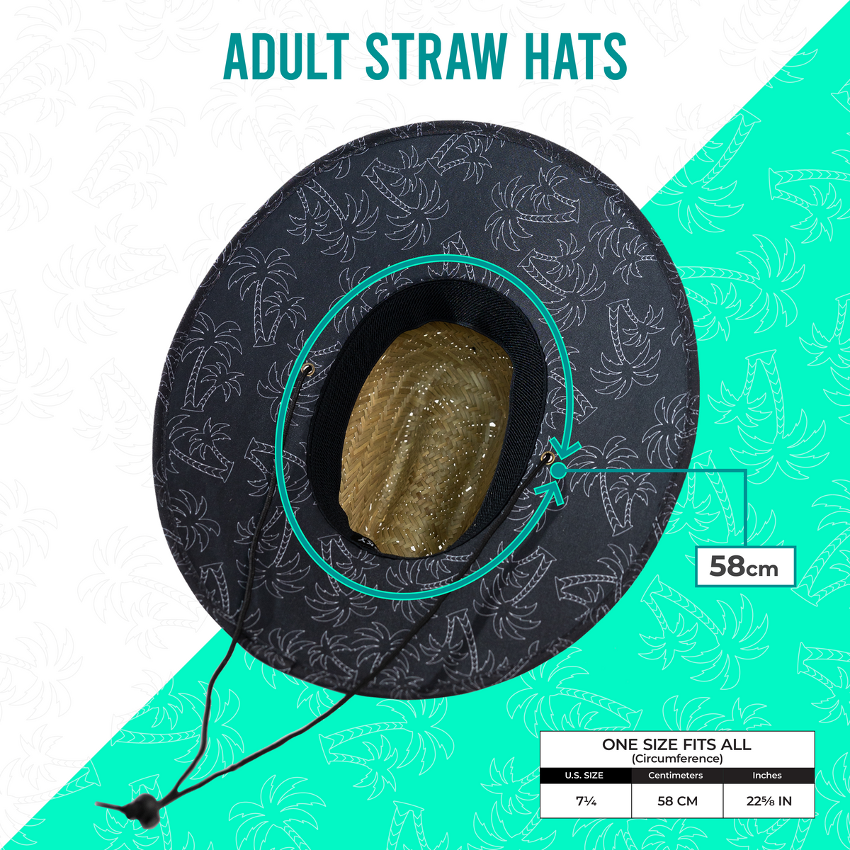 Desert Sand Beach Lifeguard Straw Hat