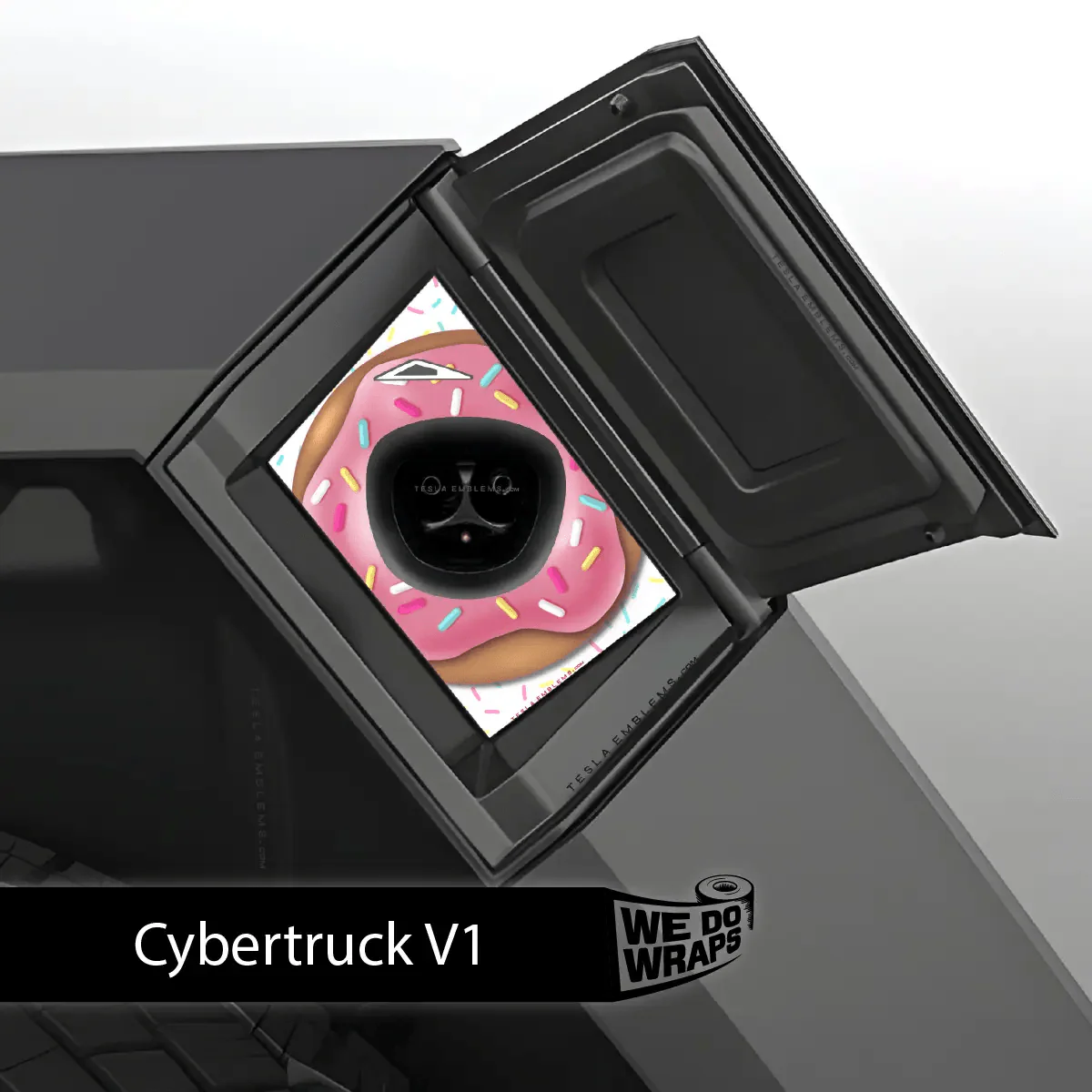 Donut Tesla Charge Port Wrap | Cybertruck