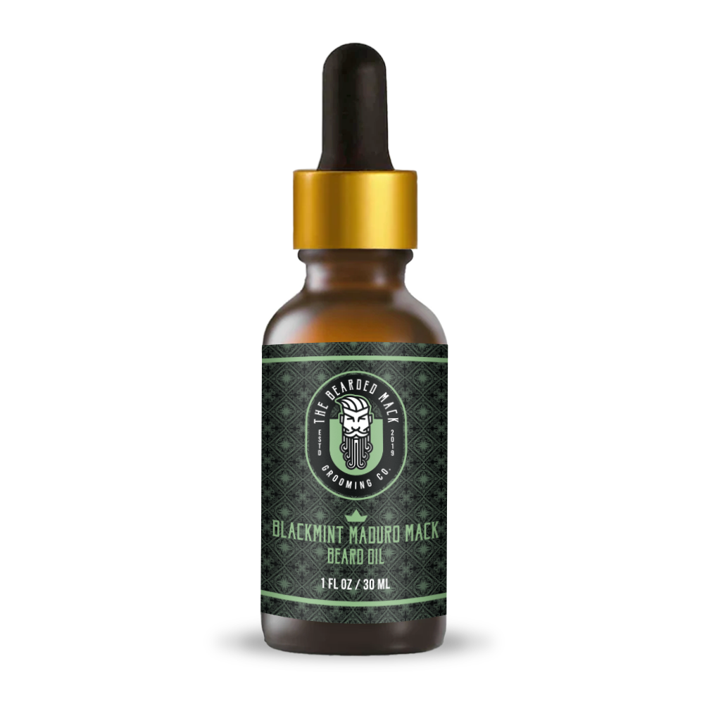 Blackmint Maduro Mack Signature Beard Oil | Warm Tobacco • Black Tea • Mint