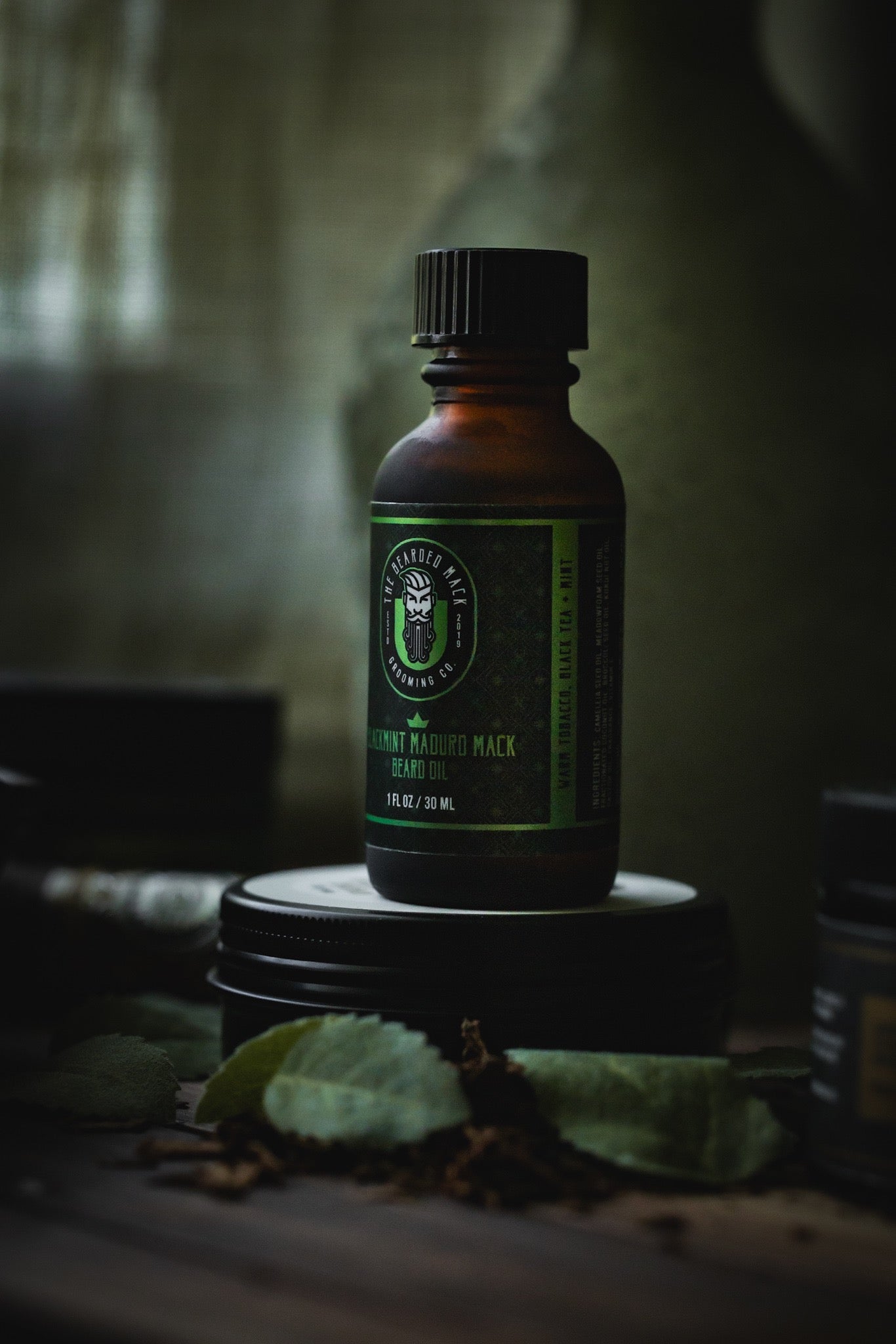 Blackmint Maduro Mack Signature Beard Oil - Warm Tobacco, Black Tea + Mint