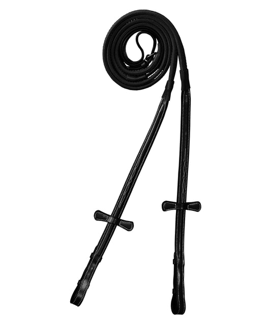 ExionPro Rubber Reins with Fancy Stitching