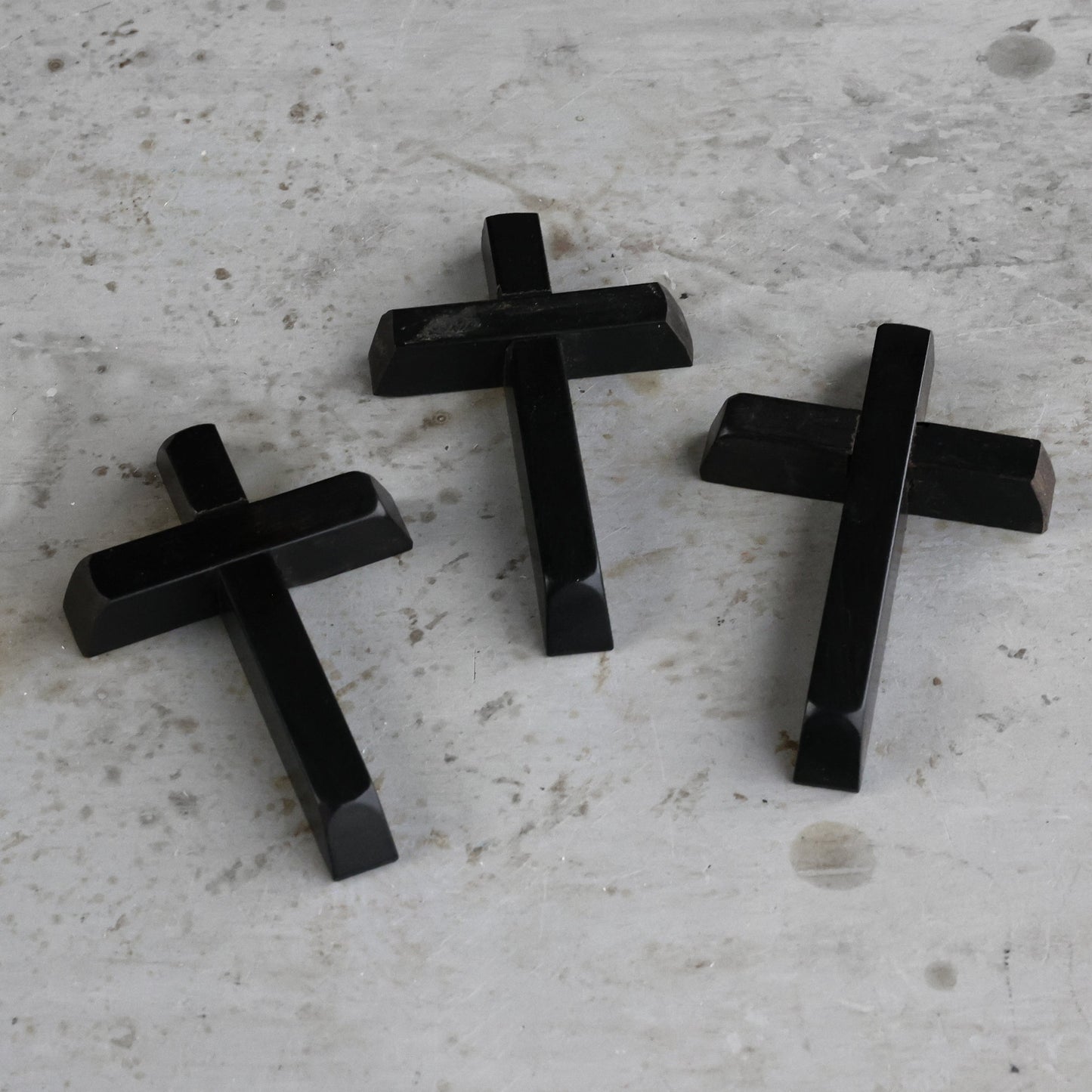Ebony Piano Key Crosses