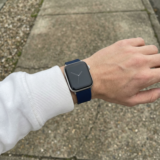 Apple Watch Elite Silicone Navy Blue Watch Band