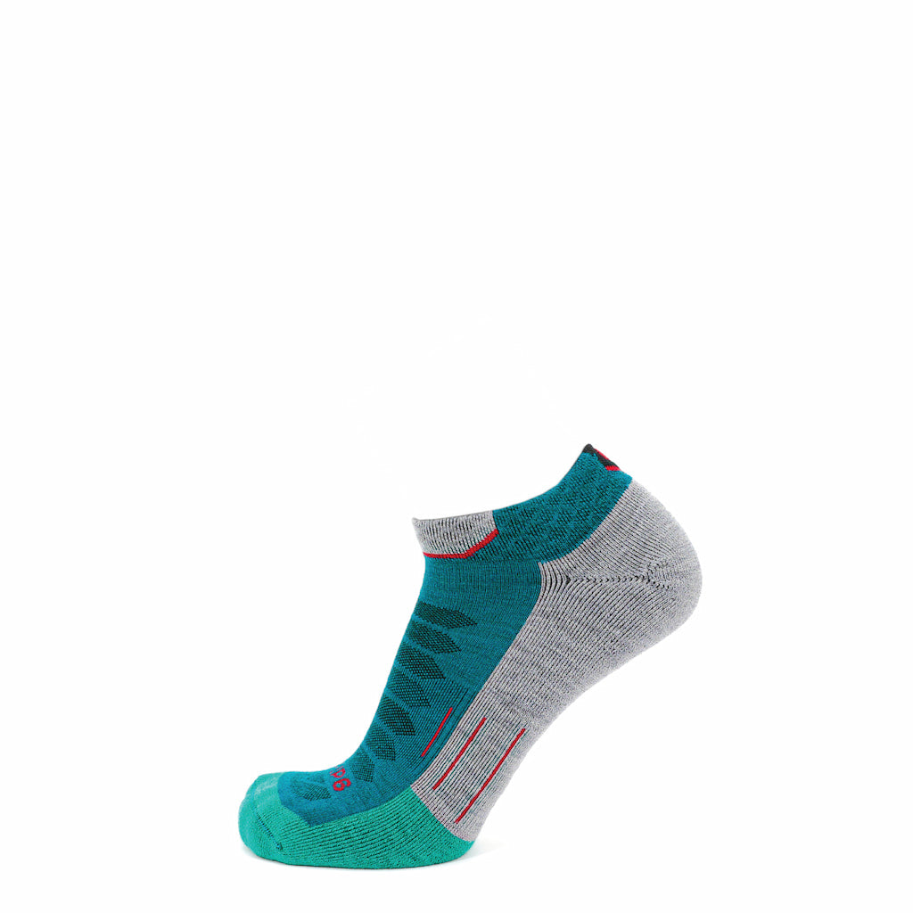 3 Pack Emerald - Run Ankle Midweight Merino Wool Sock