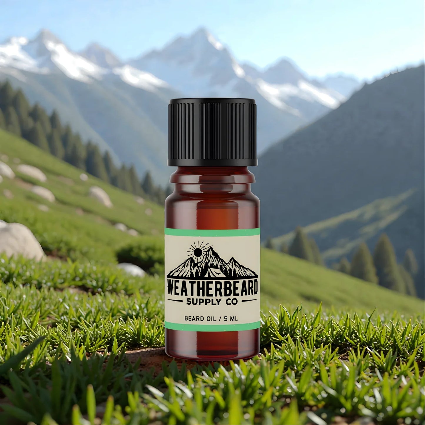 Emerald Oasis Beard Oil - Blue Tansy, Lime, Green Tea
