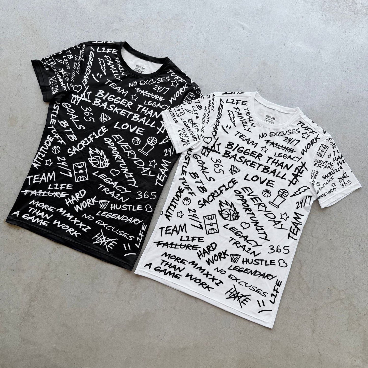 Emotions - Performance Compression T-Shirt - White