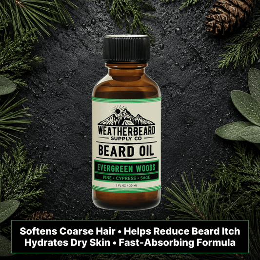 Evergreen Woods Beard Oil - Pine, Cypress, Sage