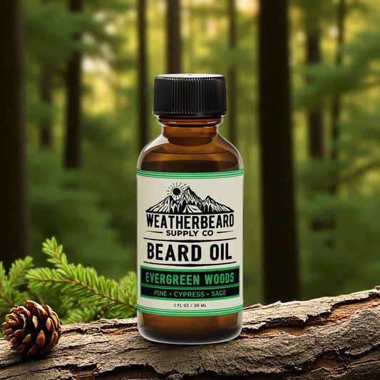 Evergreen Woods Beard Oil - Pine, Cypress, Sage