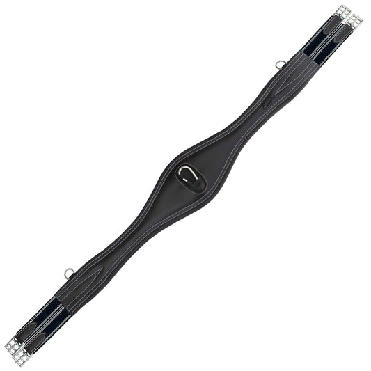 ExionPro 'Snap' Over Lay Girth - Navy Blue Elastic with White Lines