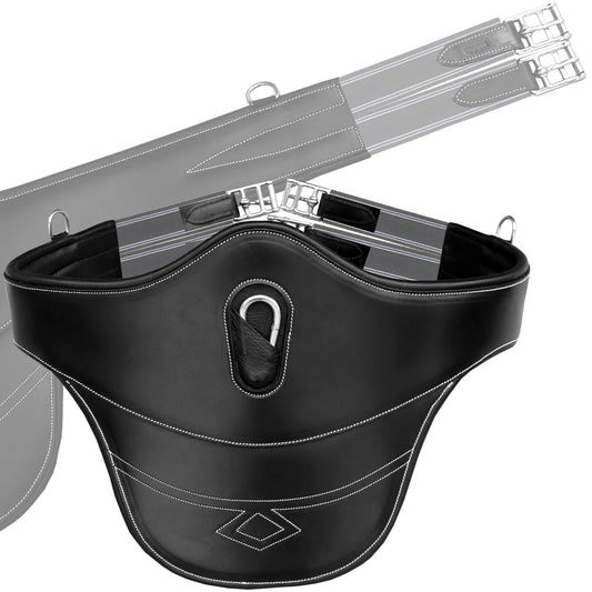 ExionPro Belly Guard Girth - Grey Elastic With White Lines