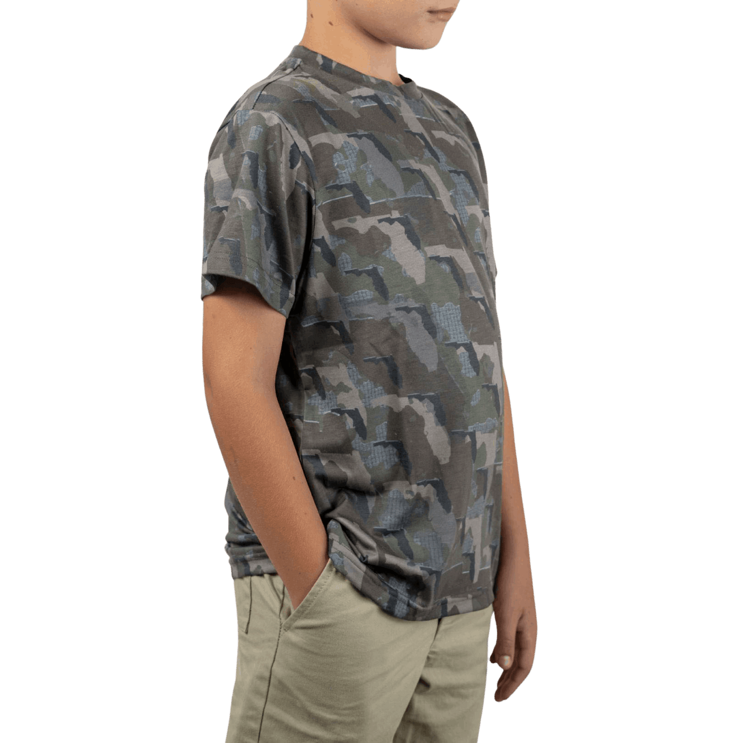 Florida Camo - Kids Short Sleeve Shirt