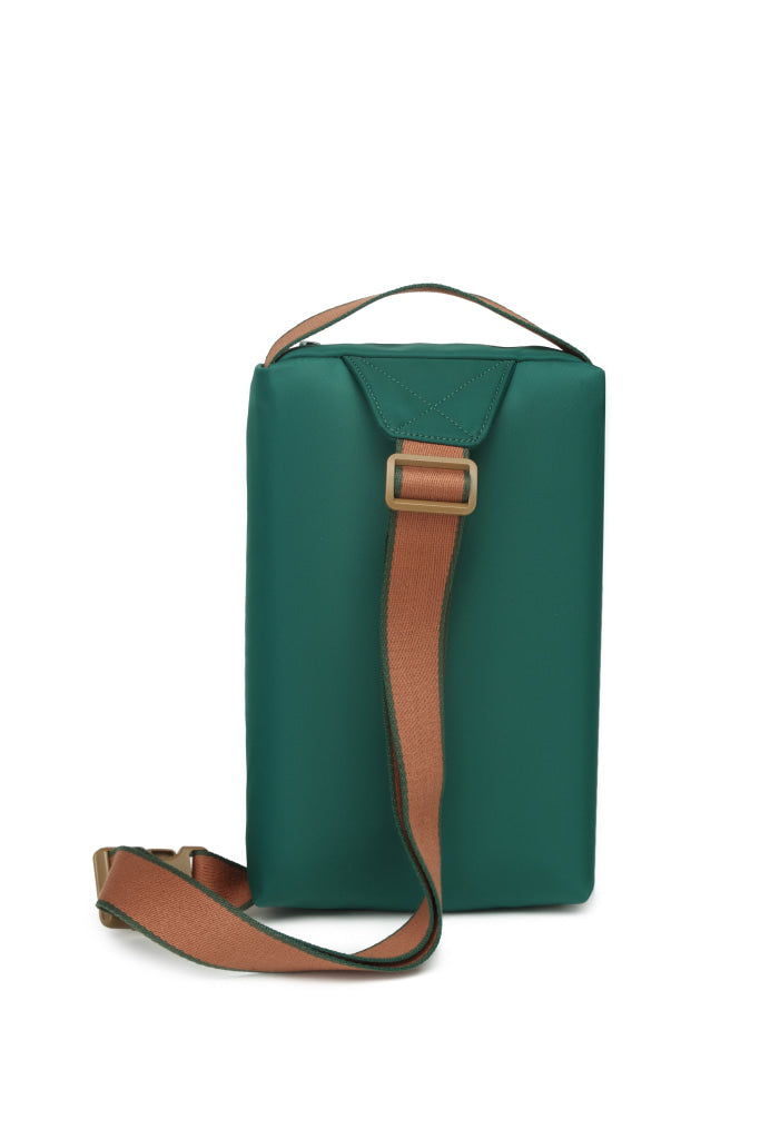 Mae | Forest Nylon + Webbed Strap