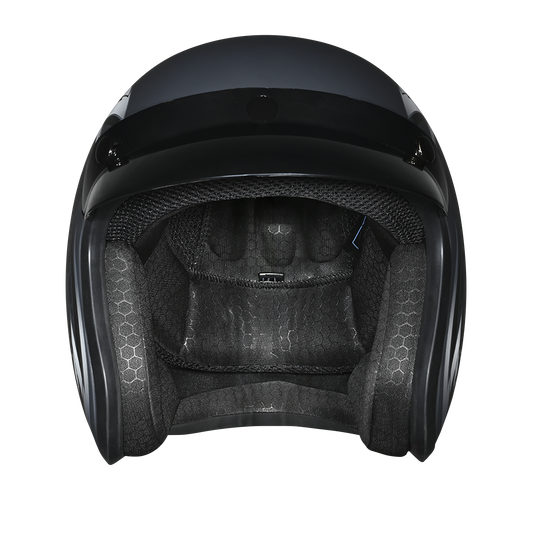 DOT Approved Daytona Cruiser Open Face Motorcycle Helmet - Men, Women & Youth - With Visor & Graphics - W/ Wild Soul