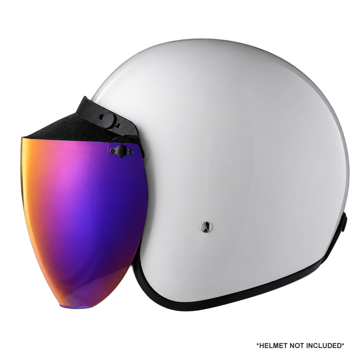 Flip Up Visor- Rainbow