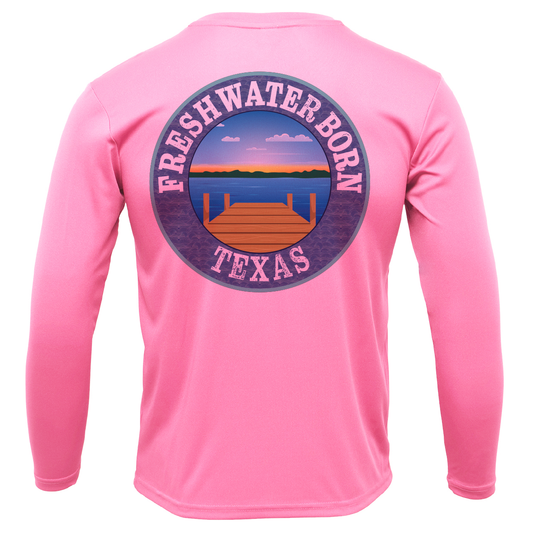 TCU Edition Freshwater Born Girl's Long Sleeve UPF 50+ Dry-Fit Shirt