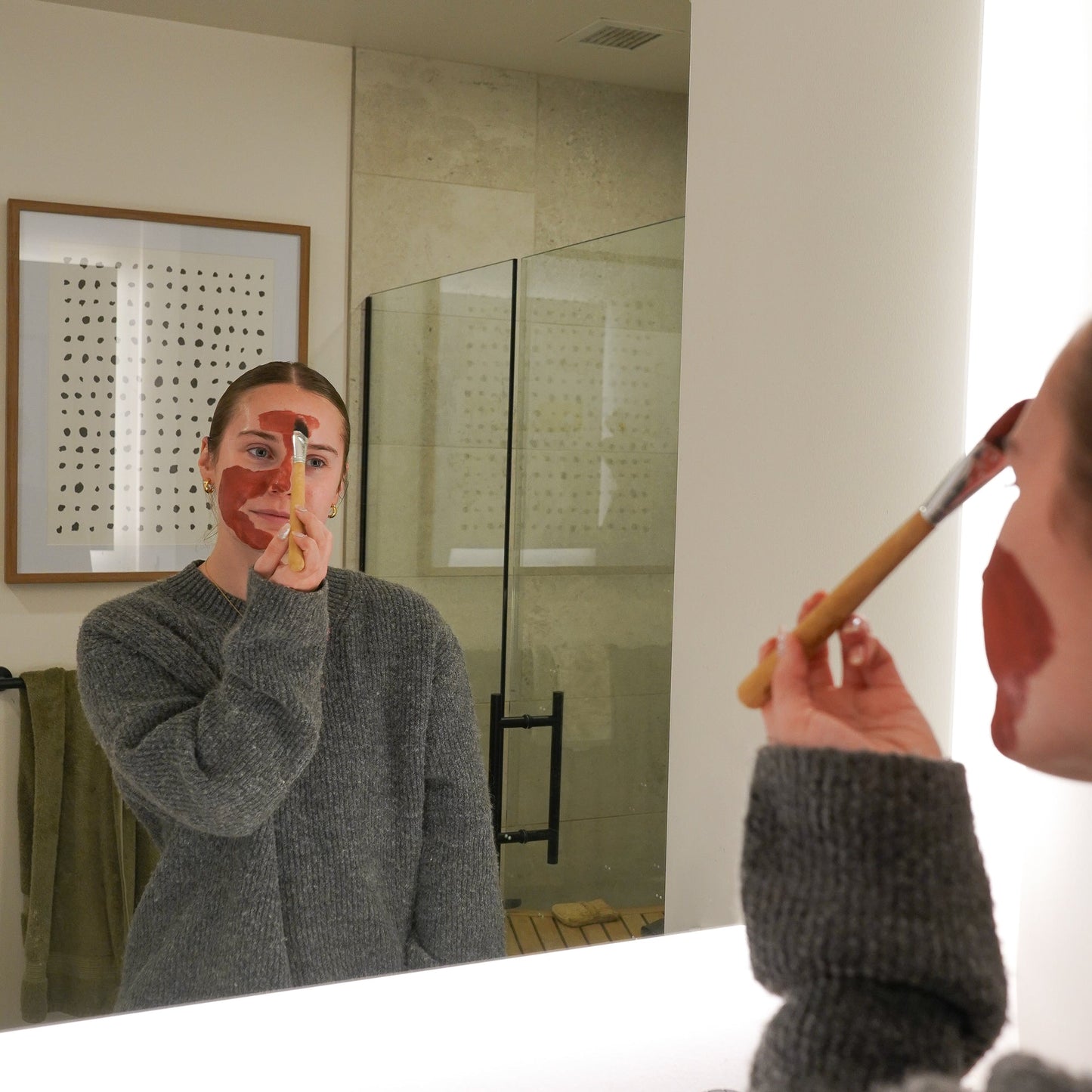 Clay Face Mask: Rose & Hibiscus