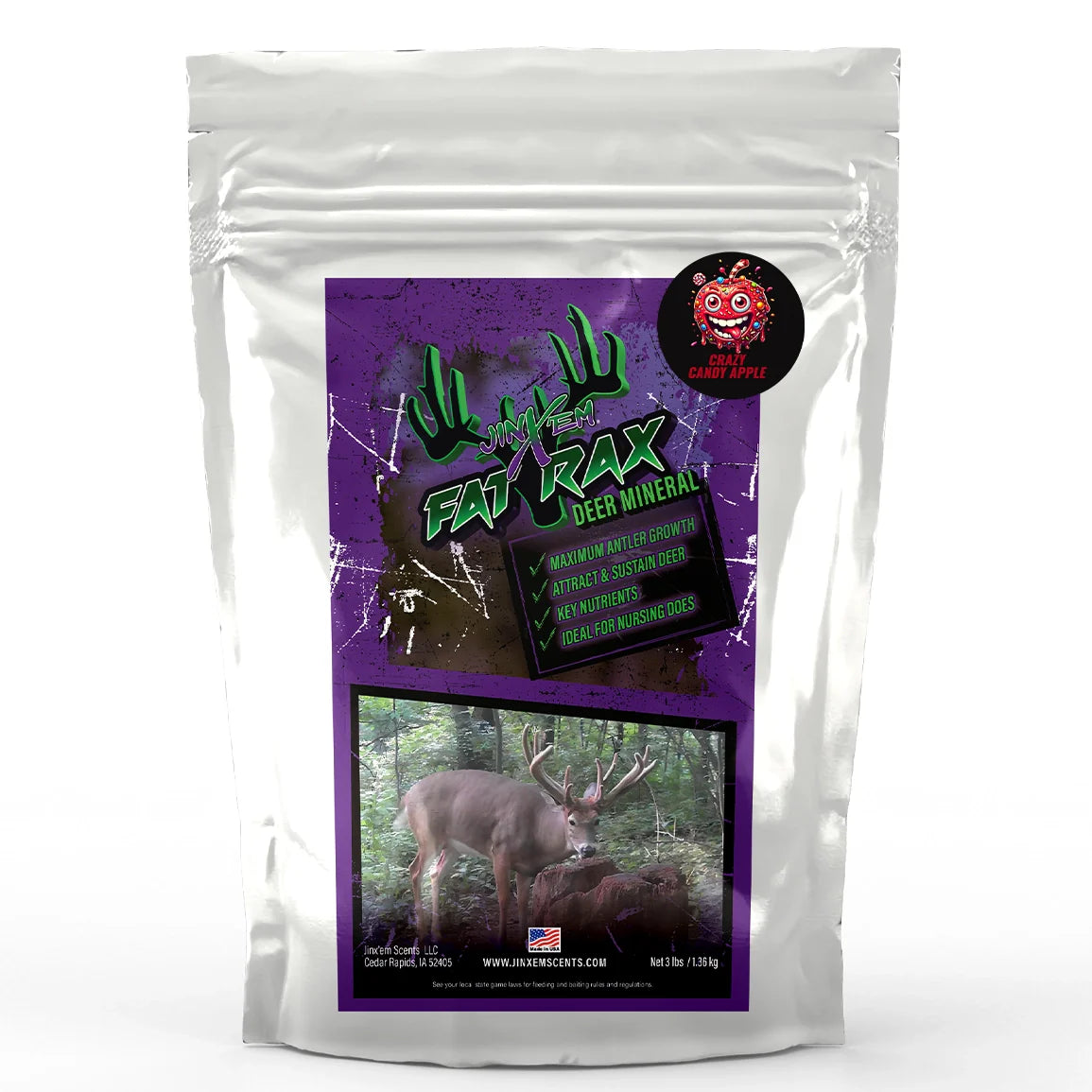 Fat Rax Deer Mineral - Crazy Candy Apple