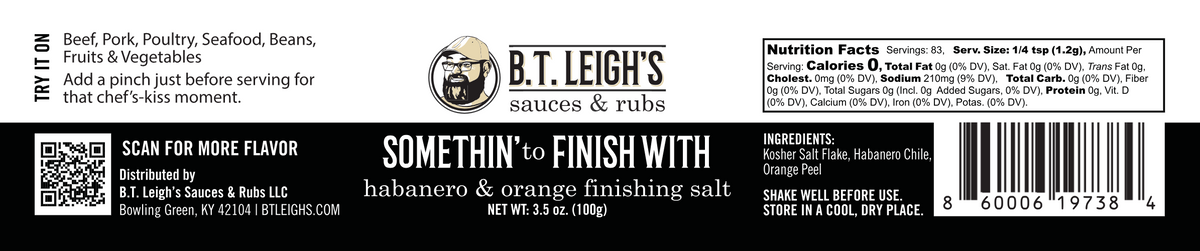 Habanero & Orange Finishing Salt