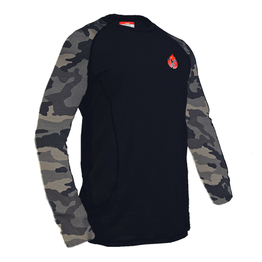 Nexon FR Long Sleeve Crew Shirt - Camo/Stealth