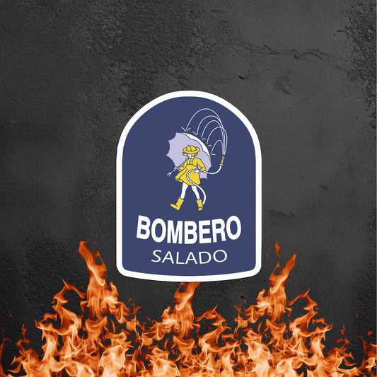 Bombero Saludo Sticker