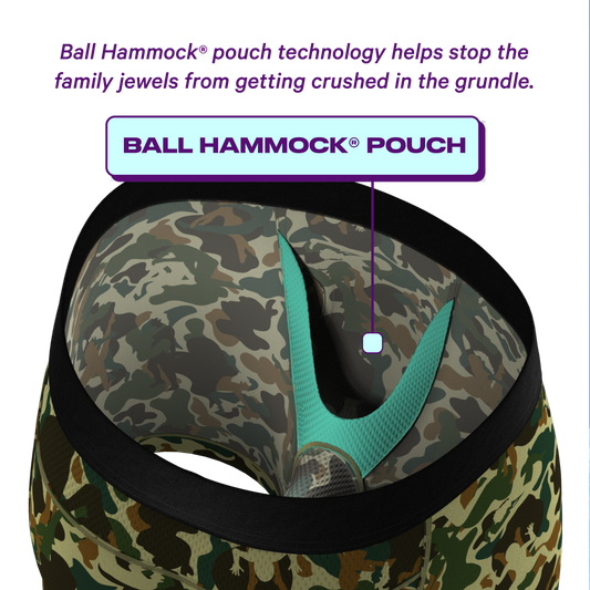 The Forni Camo | Camouflage paradICE™ Cooling Ball Hammock® Underwear