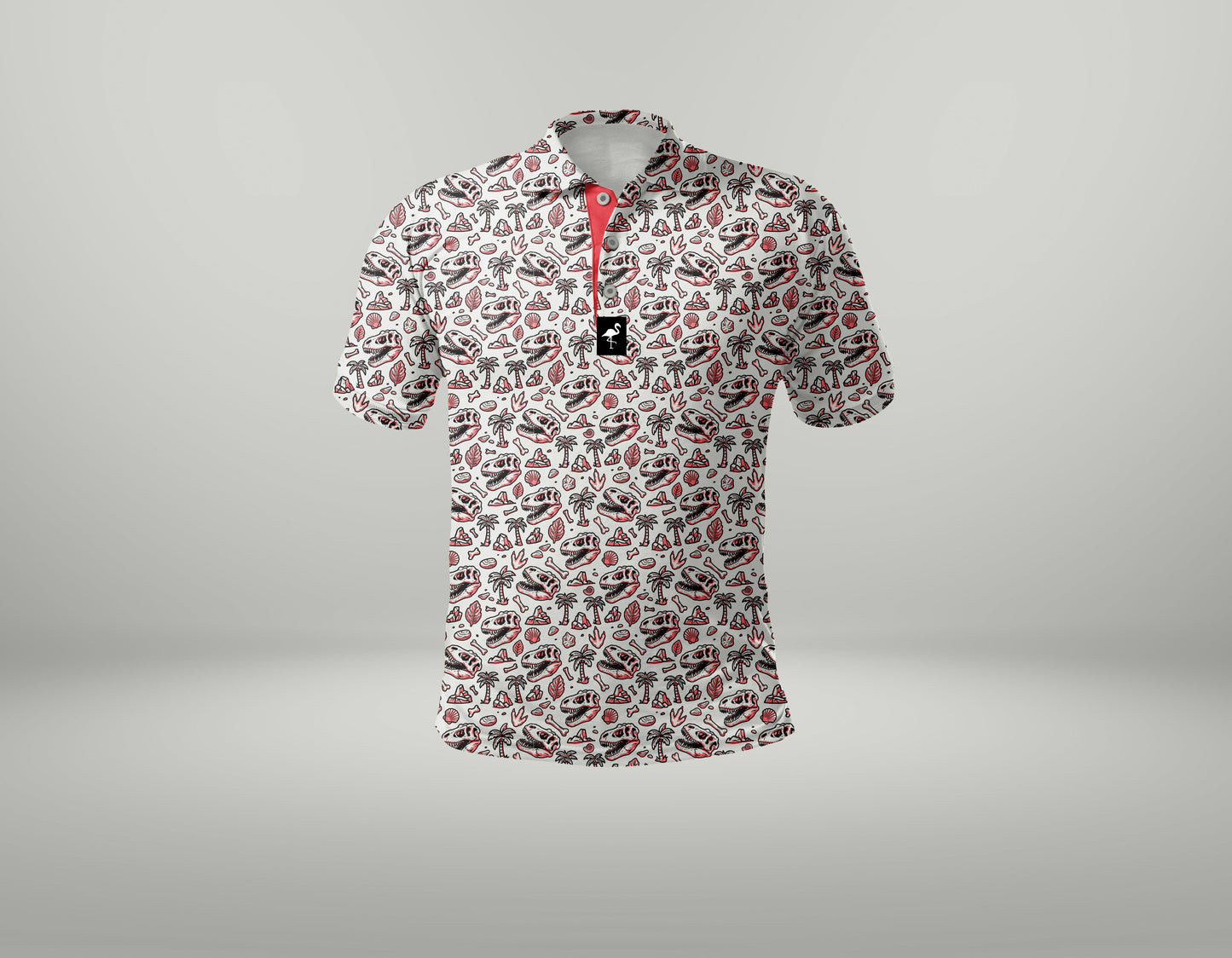 Men's Fossil Fairway Golf Polo | Performance Stretch Golf Shirt | Moisture-Wicking Athletic Polo