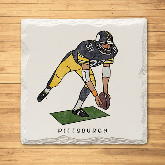 Pittsburgh Football Variety Pack - Ceramic Drink Coasters - 4 Pack