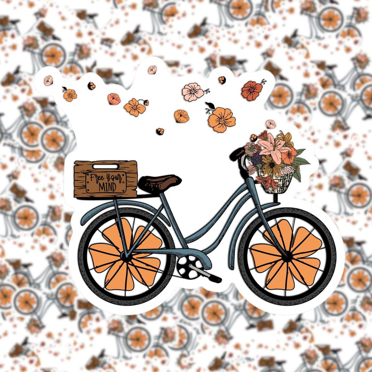 Free Your Mind Bicycle Sticker