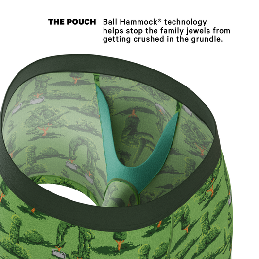 The Full Bush Bush Club | Naughty Landscaping Ball Hammock® Pouch Underwear