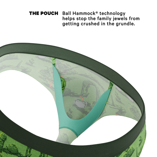 The Full Bush Bush Club | Naughty Landscaping Ball Hammock® Pouch Underwear Briefs