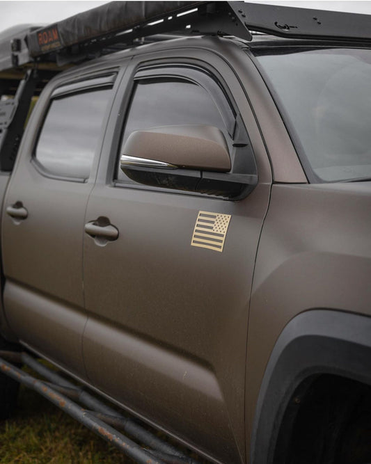 American Flag Magnet Set - Desert Tan / FDE (Premium Color)