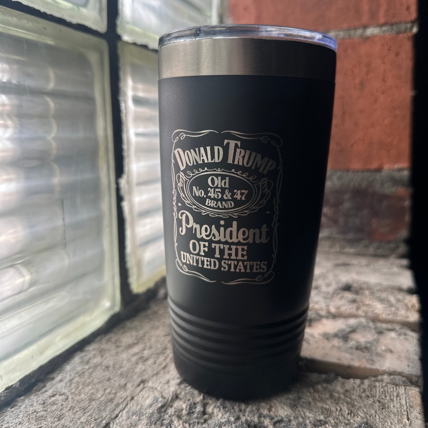 20 oz Tumbler w/Lid | Trump Old No. 45 & 47