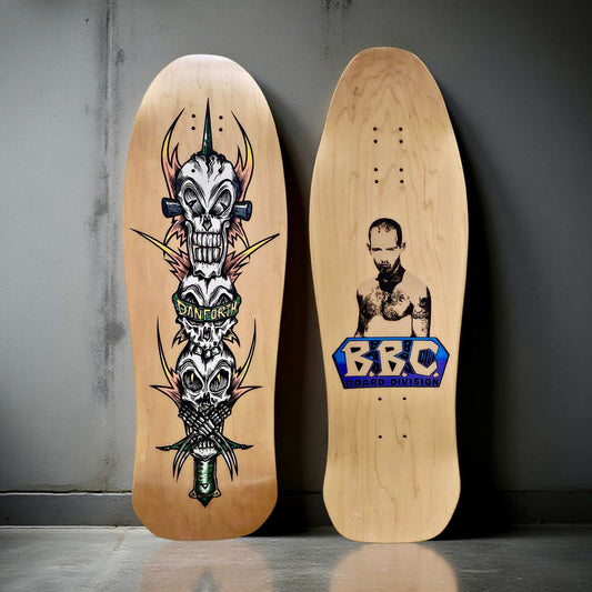 Bill Danforth BBC Totem Limited Edition, HAND-PAINTED Deck (PRE-ORDER, DECEMBER)