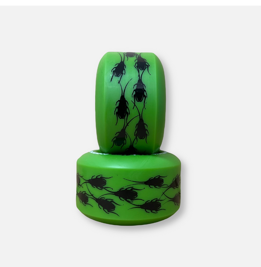 COCKROACH ORIGINAL GREEN 63mm 96A SKATEBOARD WHEELS