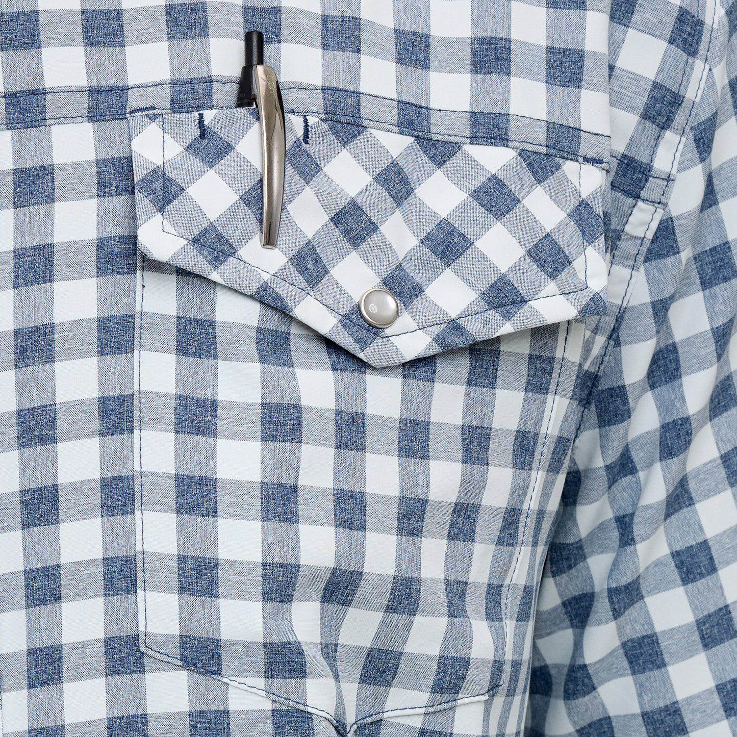 Deep Water Pearl Snap Shirt