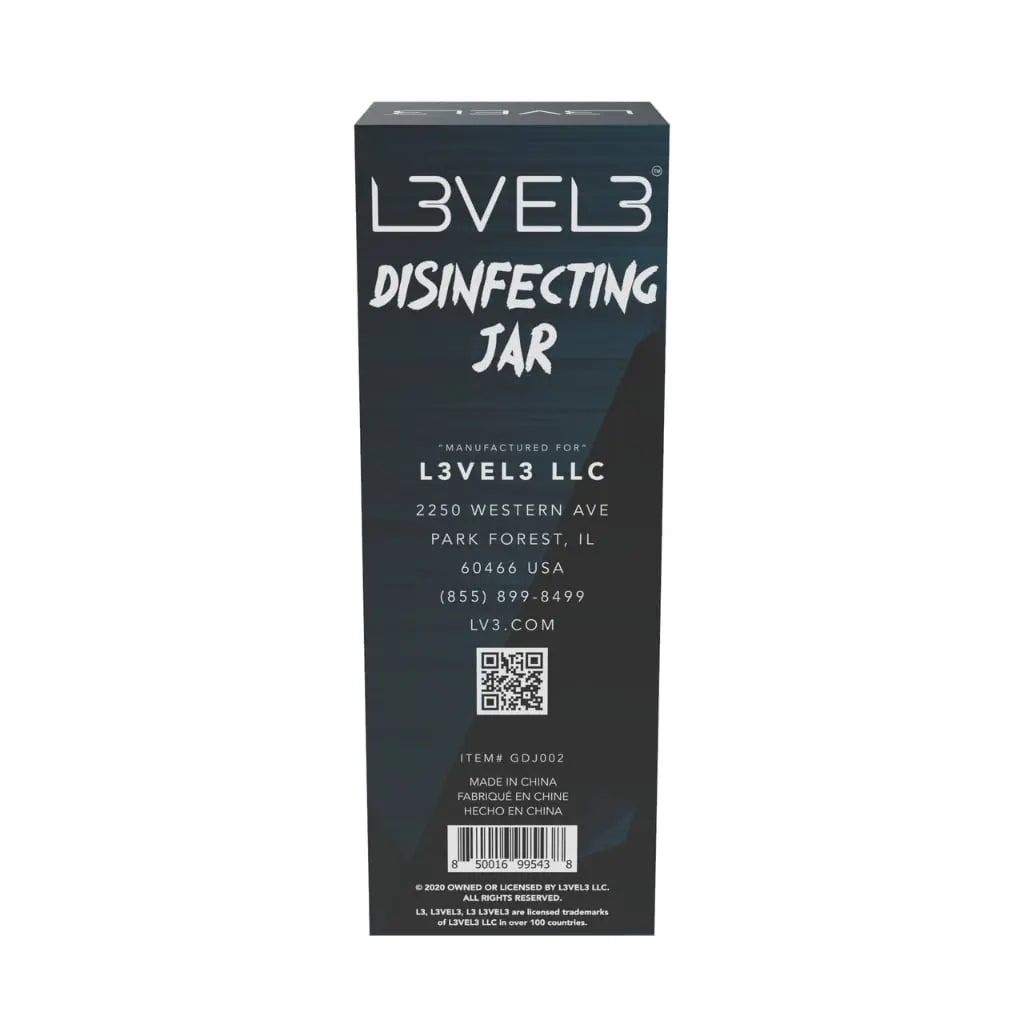 Level 3 Acrylic Disinfecting Jar