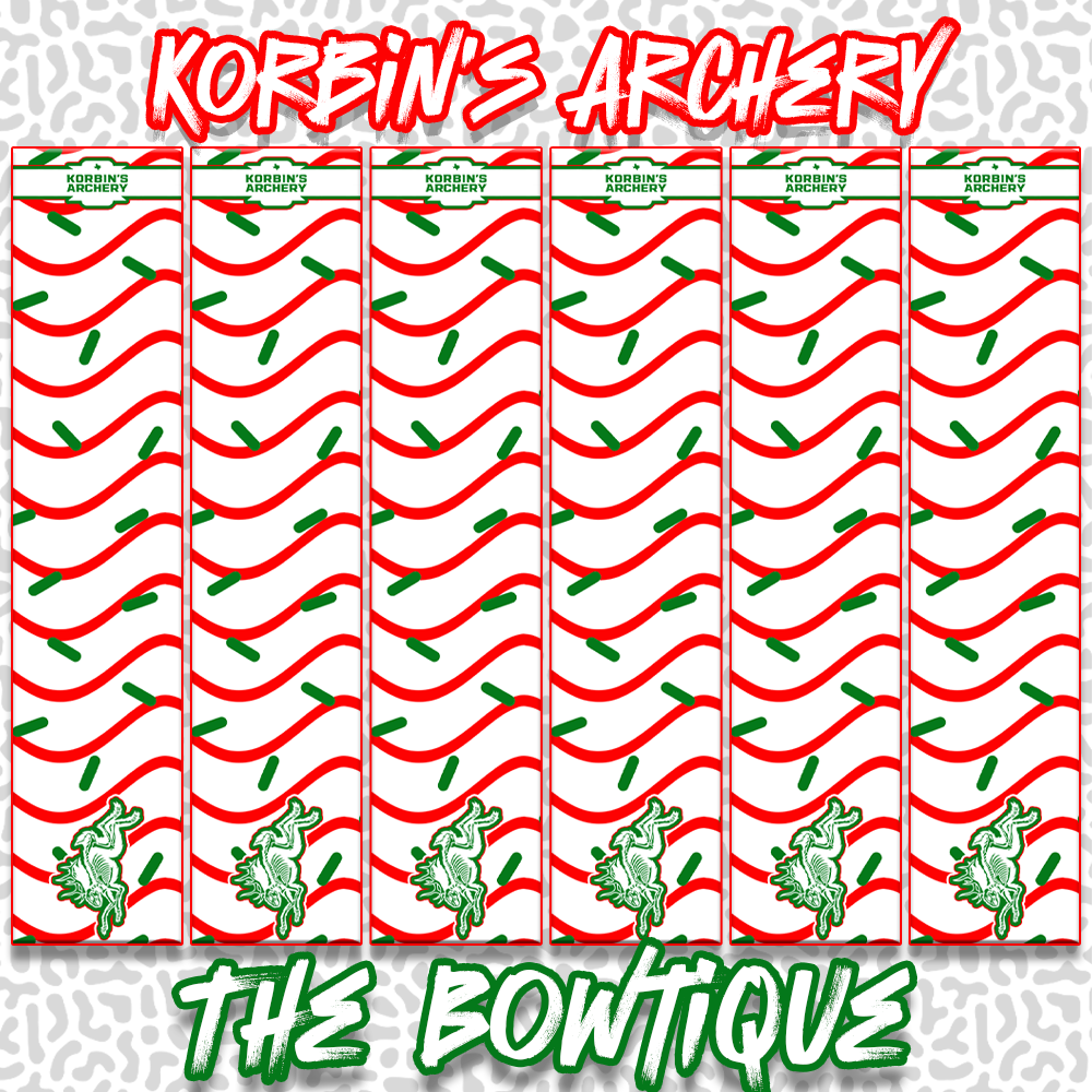 KORBIN’S ARCHERY x BOWTIQUE — TREE CAKE ARROW WRAPS