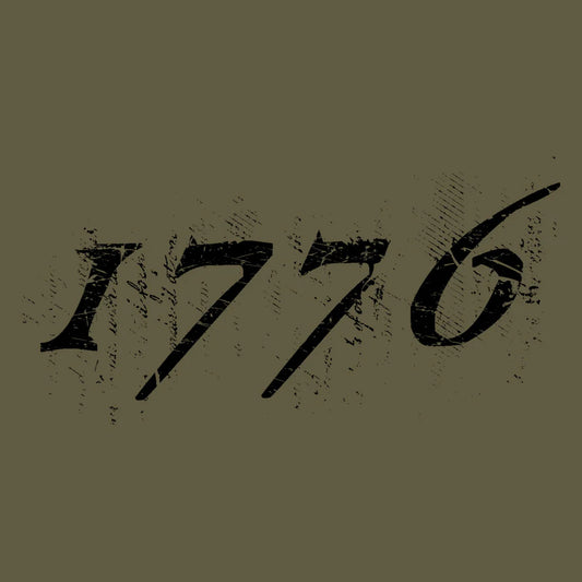 1776 Flag - Military Green
