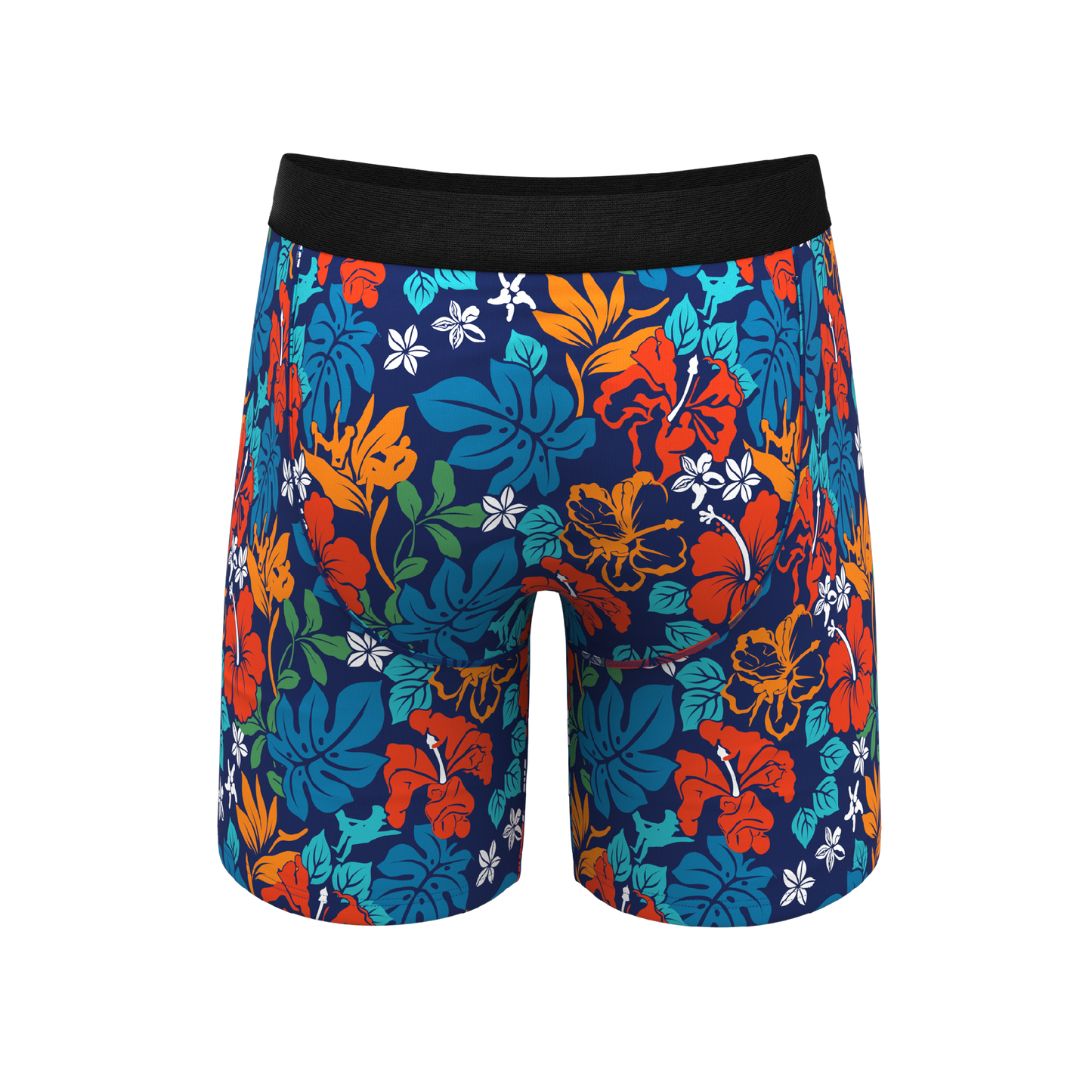 The Get Lei'd | Naughty Tropical Long Leg Ball Hammock® Pouch Underwear With Fly