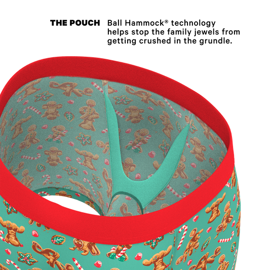 The Ginger Rail | Gingerbread Ball Hammock® Pouch Underwear