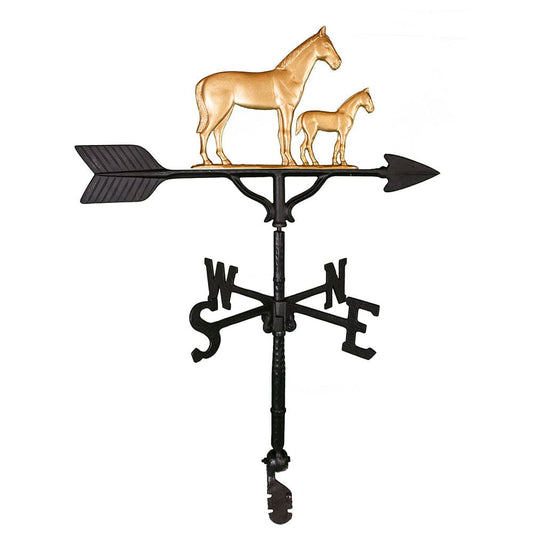 Mare & Colt 32" Weathervane | Patriot Forged in the USA