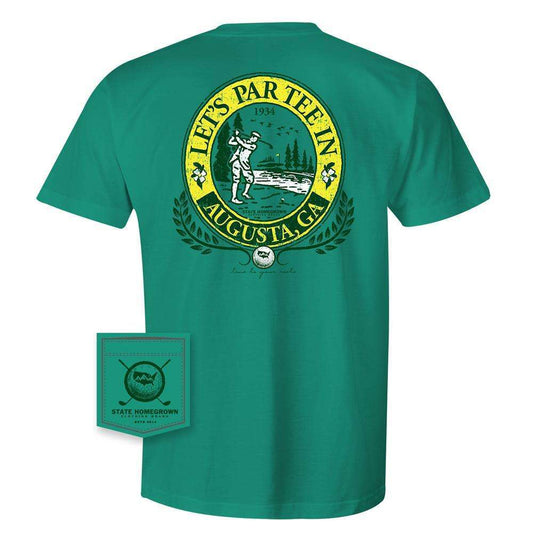 Augusta Georgia Golf - Comfort Color Pocket Tee