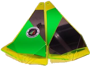 Twisted Addiction Green Triangle Flasher