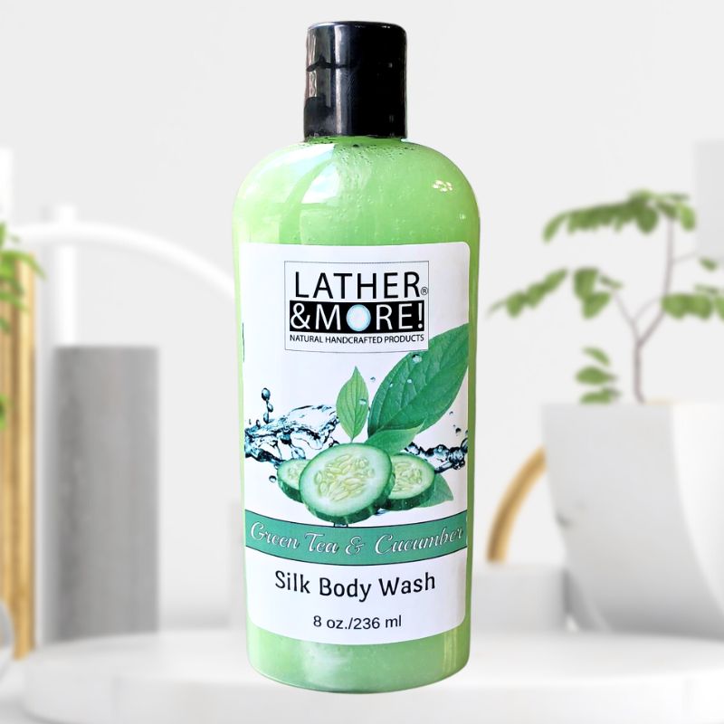 Green Tea and Cucumber Silk Body Wash
