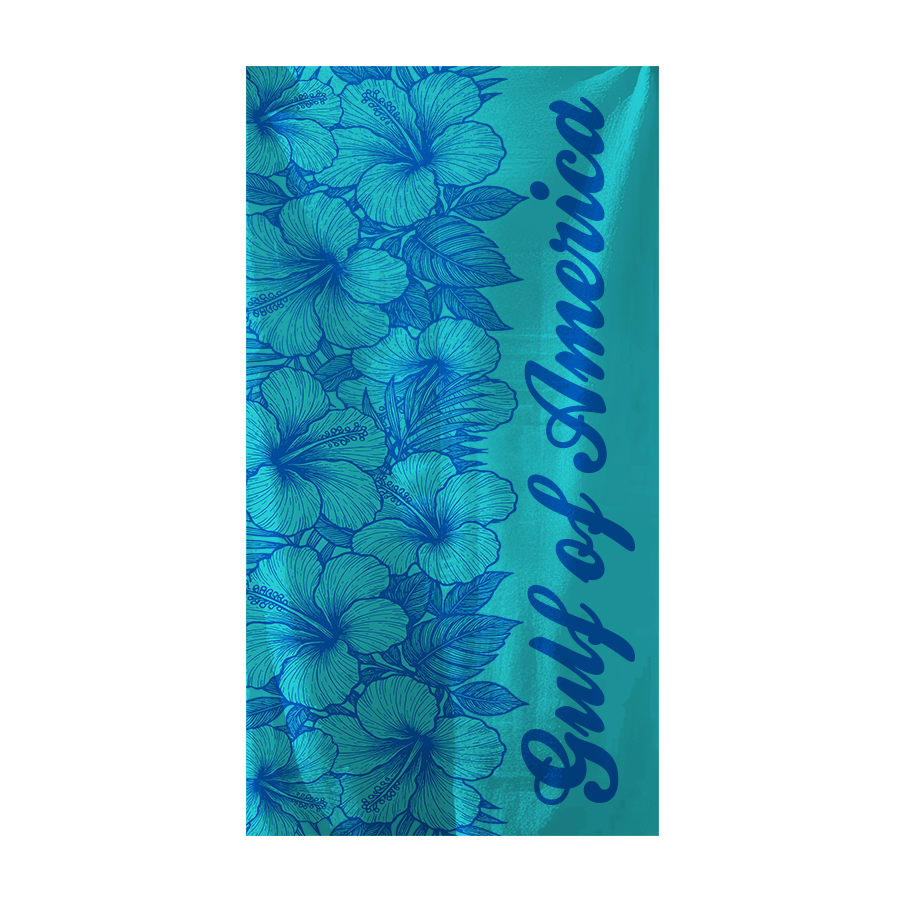 Gulf of America - Vintage Tropical Towel - 3856