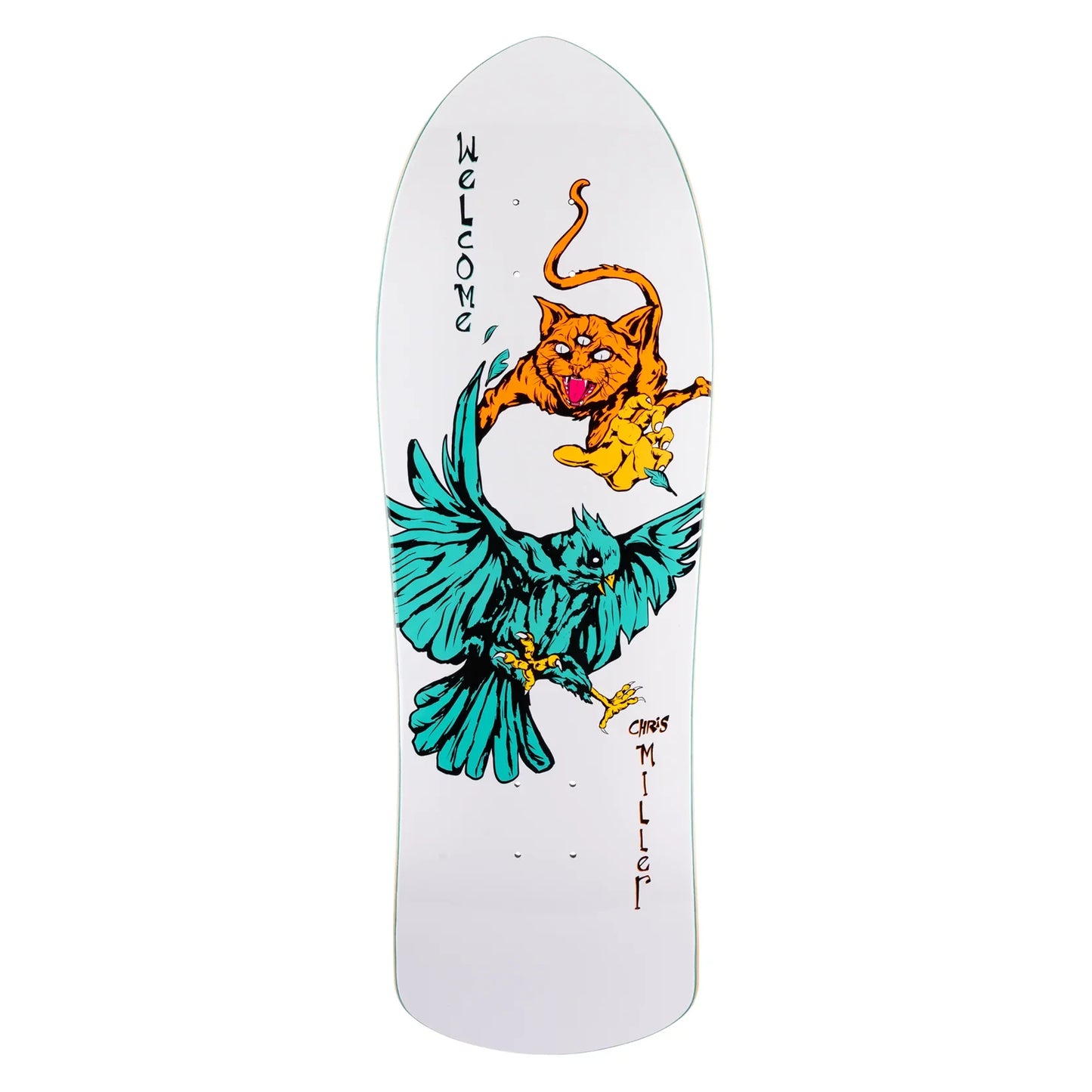 Welcome Chris Miller Prequel on Crossbone Deck - 10″ White
