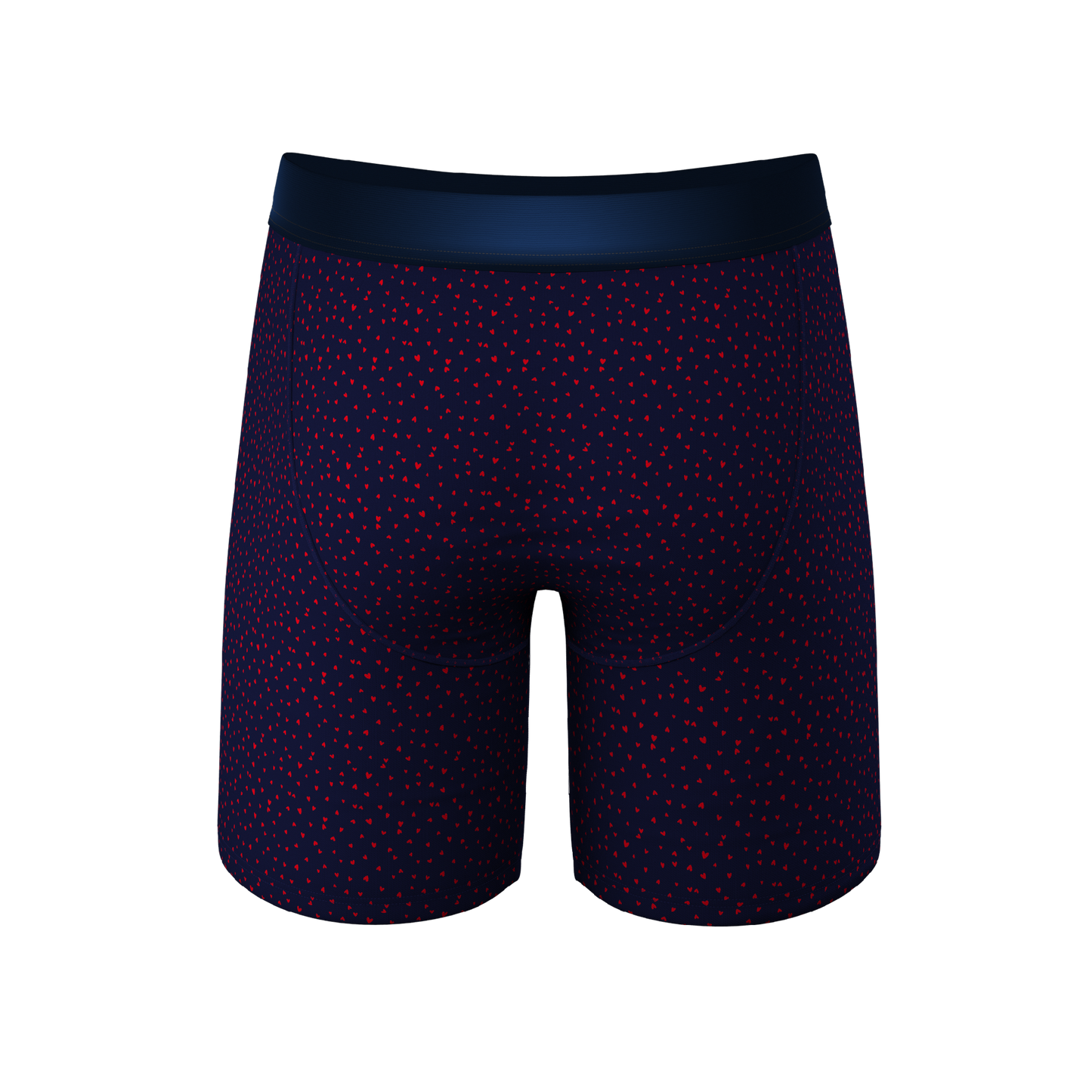 The Heartthrob | Tiny Hearts Valentines Day Long Leg Ball Hammock® Pouch Underwear With Fly