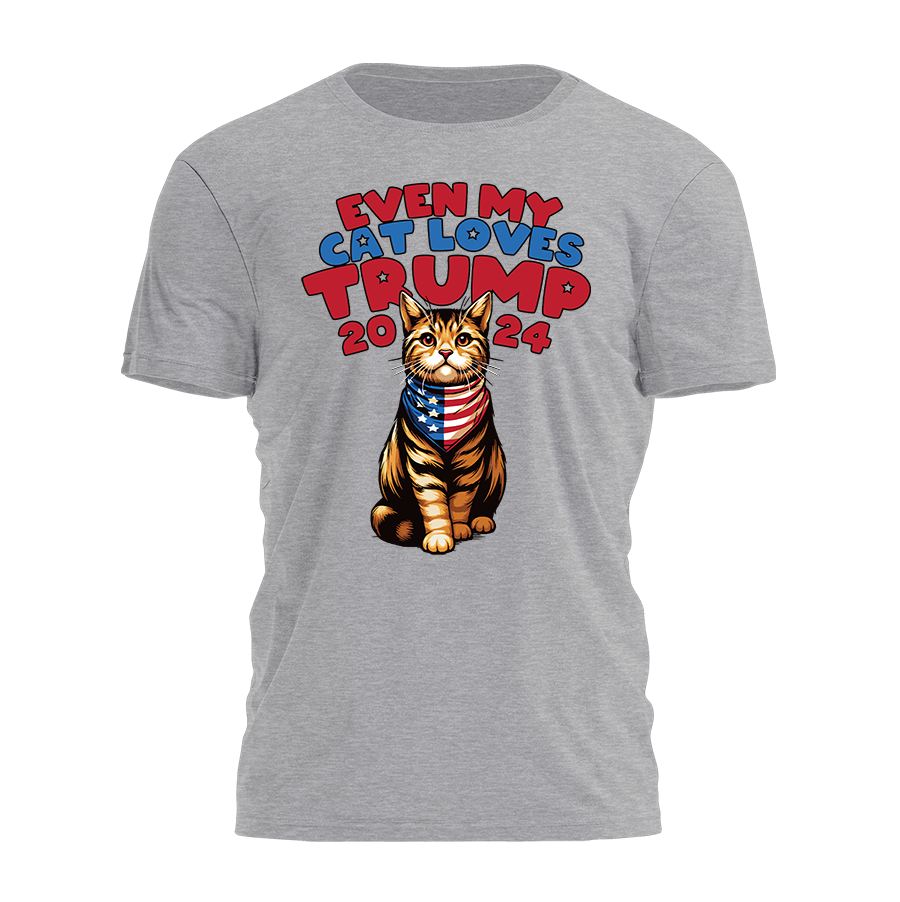 Even My Cat Loves Trump 2024 Tee - 2267